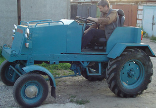 cамодельные трактор
