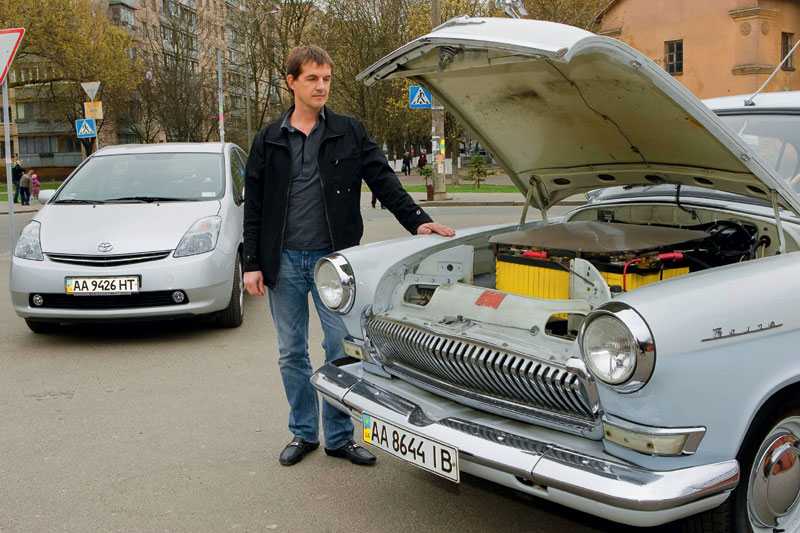 Самодельный электромобиль ГАЗ-М21